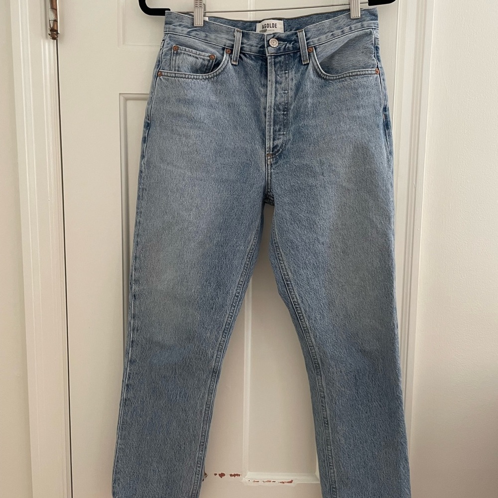 Agolde Riley High Rise
Slim Straight Leg Jean size 28
